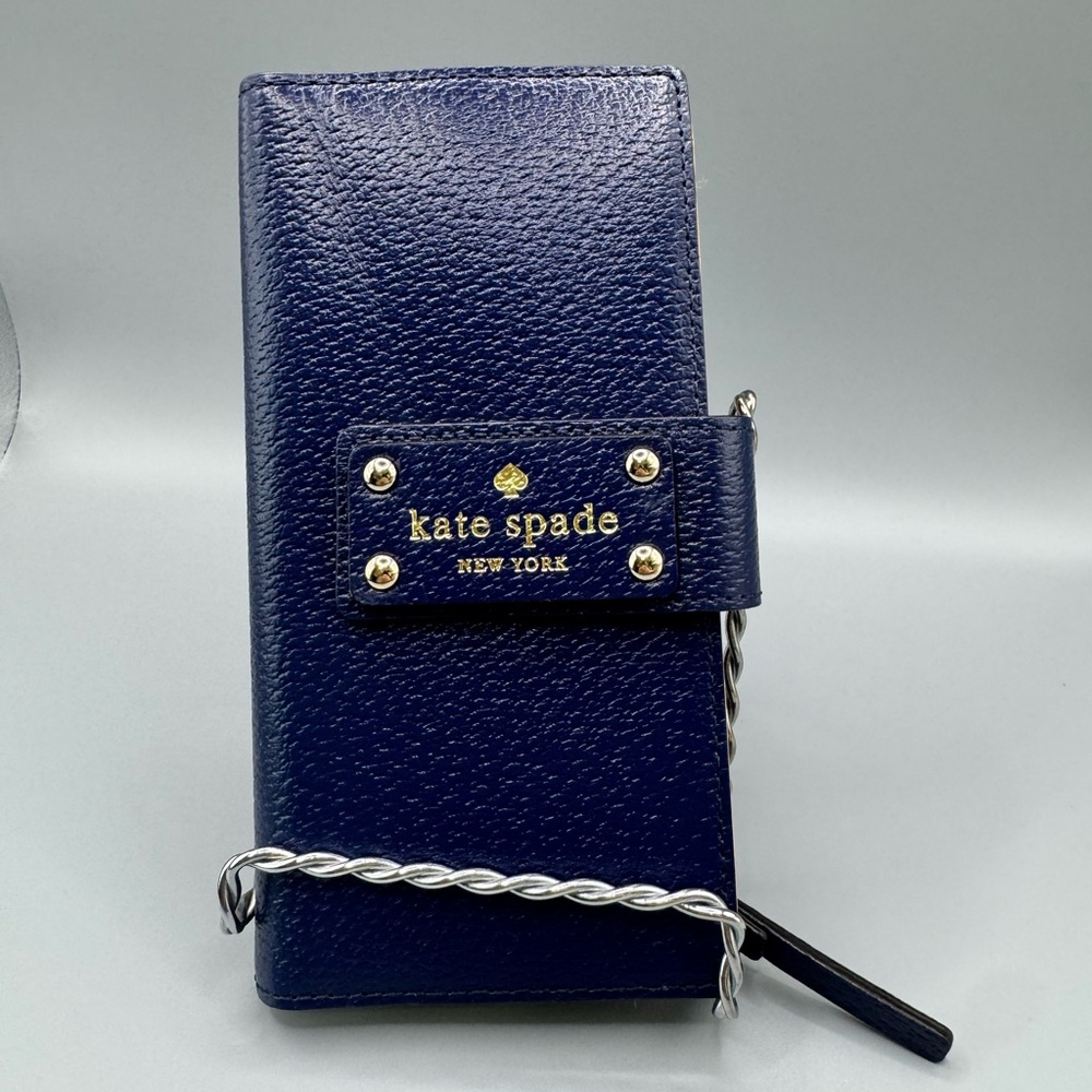 Kate Spade New York Blue Leather Wallet